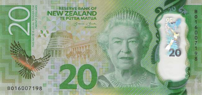 20 Dollar 2016 p.193a vf+